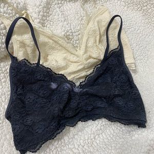 2 lace Bralettes